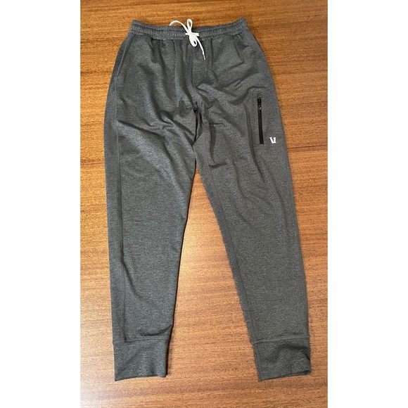 Vuori Other - Vuori Sunday Performance Jogger V416 Mens Small Charcoal Heather Zip Gray Pants